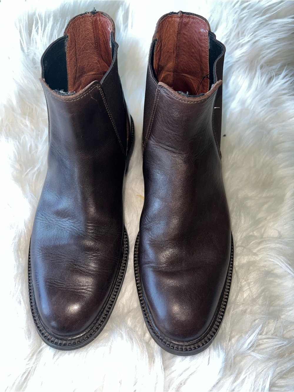 Tommy Hilfiger Men's Brown Leather Chukka Boots